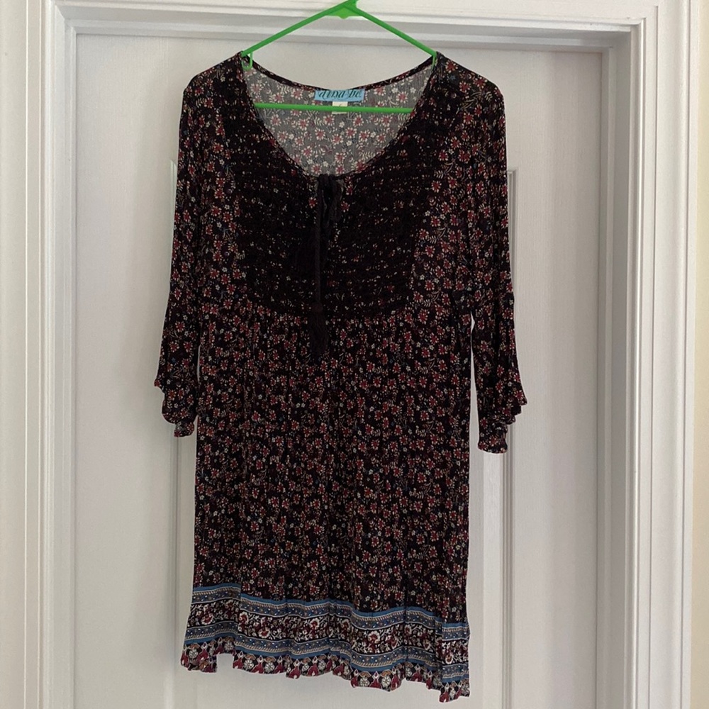 Womens Tunic Top, Size Large